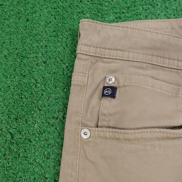 AG Adriano Goldschmied Pants Mens 38x34 Beige The Protege Straight Leg Chino - Picture 3 of 12
